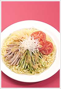 ごまだれ冷やしパスタ 協会のパスタレシピ 日本パスタ協会